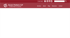 Desktop Screenshot of encorepartnersllp.com